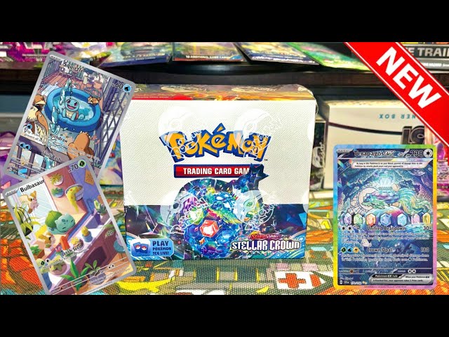 *NEW* Pokemon STELLAR CROWN Booster Box Opening