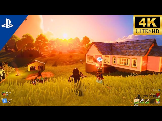 (PS5) Fortnite Chapter 5 Season 1 LEGO mode gameplay | Ultra Graphics 4k 60 FPS HDR