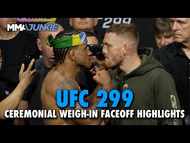 UFC 299 Full Fight Card Faceoffs From Miami