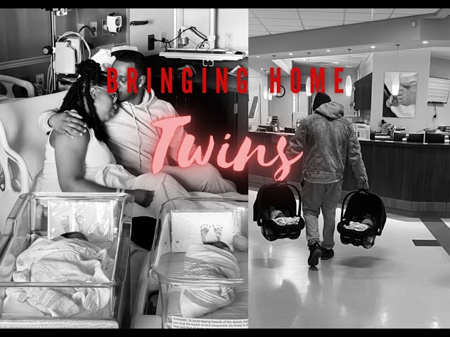 Bringing Home Twin Babies | Leaving The Hospital Vlog