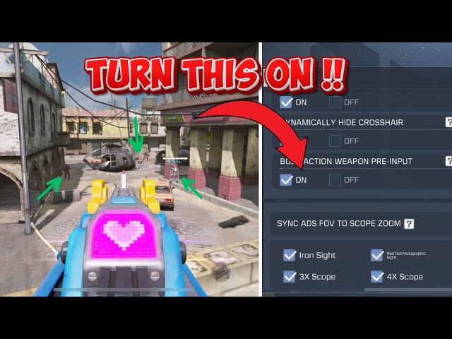 Top 5 Best COD Mobile Settings!