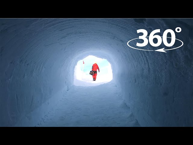 Climate research in ice caves in Greenland (360 tour)