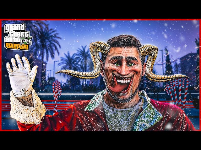 TROLLING Naughty GTA RP Players with EXPLOITS as Krampus!