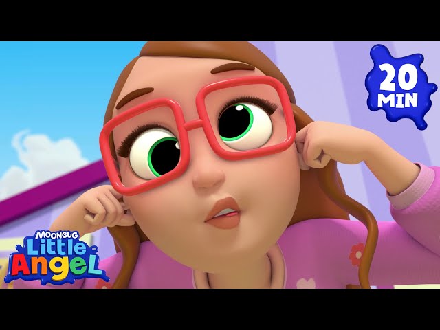 Lets Make Funny Faces In Class | Little Angel and Cocomelon Nursery Rhymes