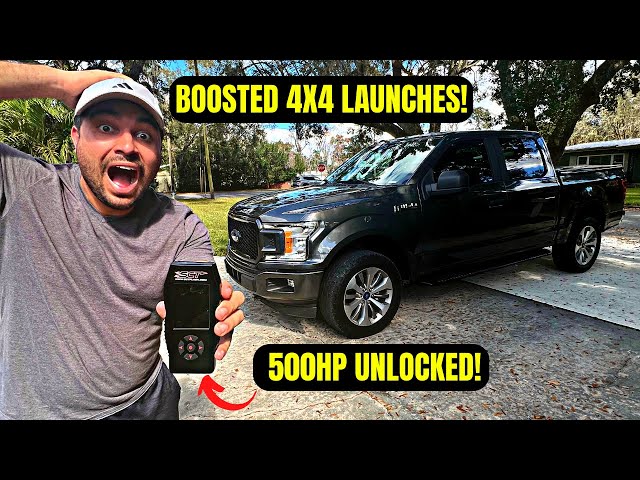 LAUNCHING My Tuned F150 ECOBOOST - MPT 93 TUNE with DRAGY Runs