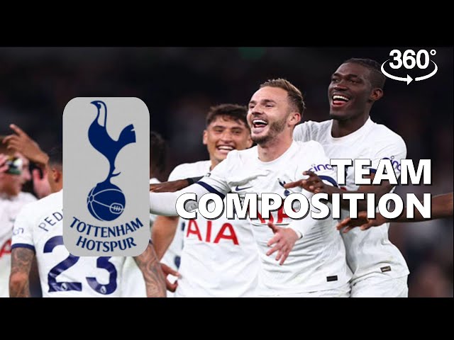 Tottenham Hotspur F.C.Team composition.Premier League 2023/24 | 360°VR.