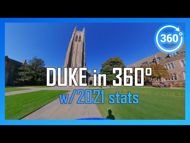 [2021] DUKE UNIVERSITY in 360° - drone/walking/driving campus tour