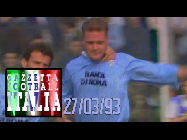 Gazza at his best! ALL the Goals 27th March 1993 FULL Highlights | Gazzetta Football Italia Rewind