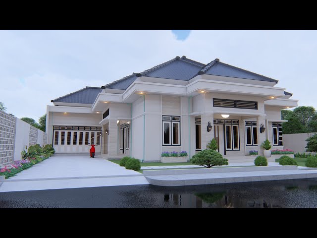 Desain Rumah 11x15 m dilahan  20x26m dengan 3 Kamar Tidur | Owner: Ibu Ratna, kebumen, Jawa Tengah