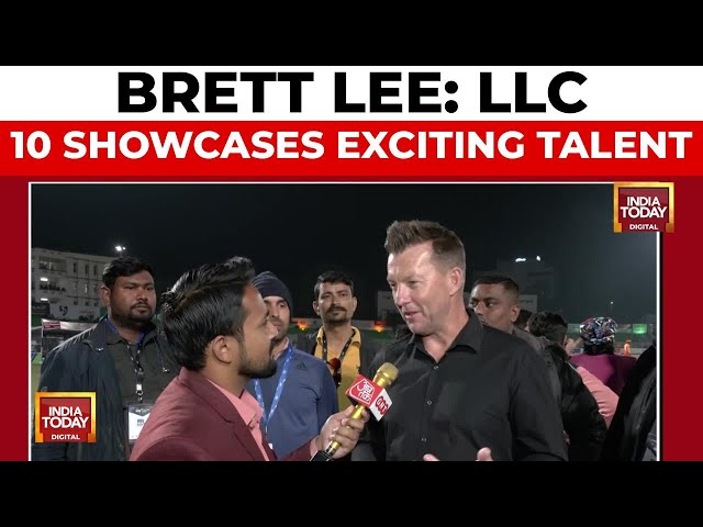 Brett Lee Mentors LLC 10 in Lucknow, Praises Tennis Ball Cricket as Breeding Ground