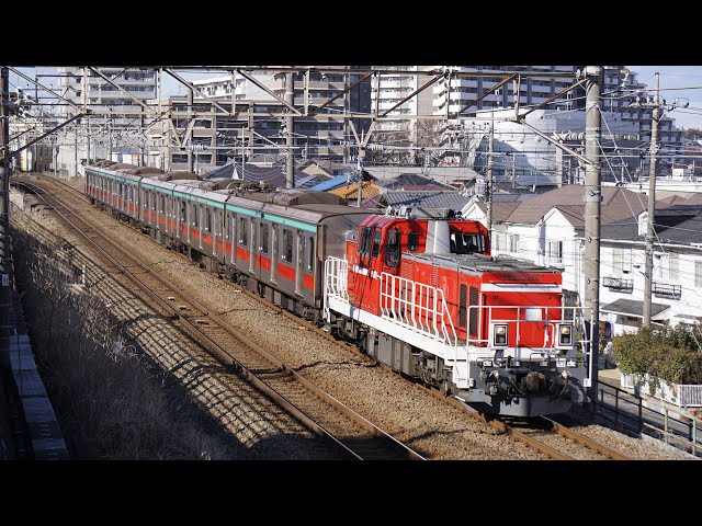 東急5000系 5104F 5〜10号車、長津田行きの甲種輸送