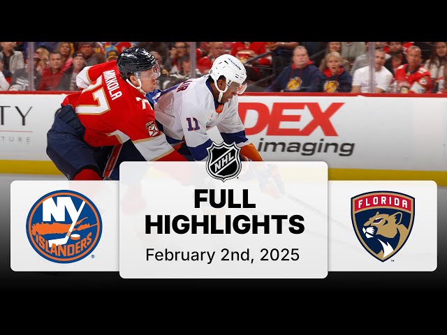 NHL Highlights | Islanders vs. Panthers | February 02, 2025