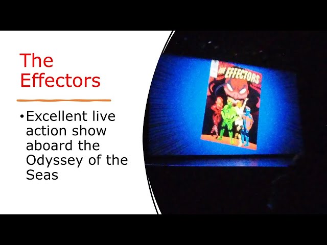 The Effectors Live Action Show Aboard Odyssey of the Seas VR360