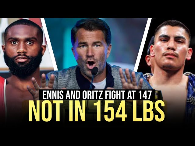 Eddie Hearn HINTS at Jaron Ennis vs Vergil Ortiz Jr. at 147 lbs Amid Speculation