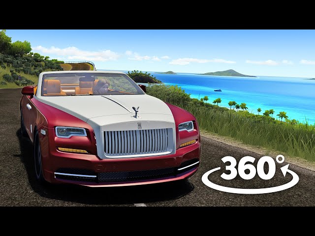 360° Rolls-Royce Dawn on a Journey Through the Most Beautiful Assetto Corsa Track Mod Ever.