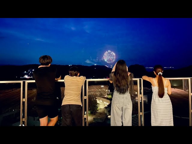 太青春了！日本大學社團的夏季合宿vlog｜4K HDR｜水族館｜花火大會｜自駕