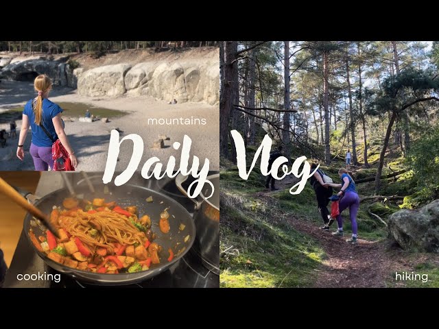 VLOG: Hiking in Blankenburg, mountains, cooking dinner