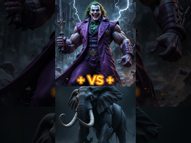 Wolf VS Joker #minions #venom #ironman #marvelstudios #hulk #rec #aigenerated #joker #ai #animation