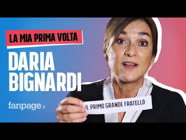 La prima volta di Daria Bignardi