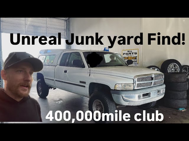 Someone sent this Cummins to the junk yard?! Runs and drives! ZERO BLOW BY