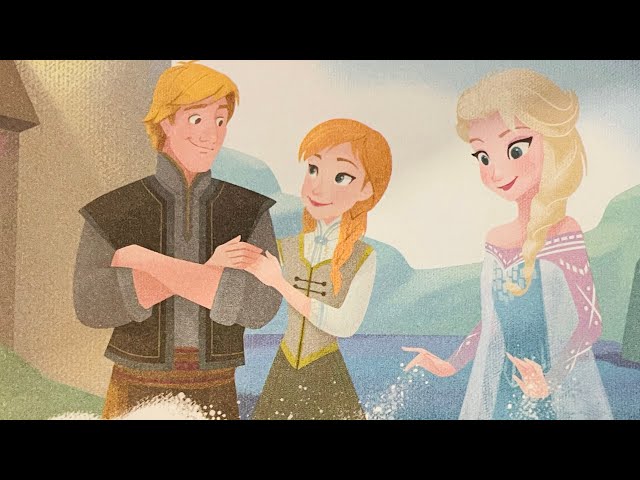 Let’s Do The Story Time Together Of Disney Frozen Book!!!