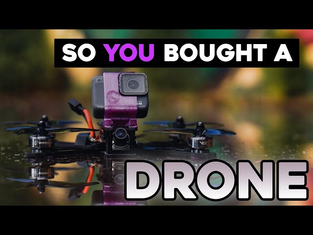 So, you bought a FPV Drone! [unboxing, set up, how to test fly]