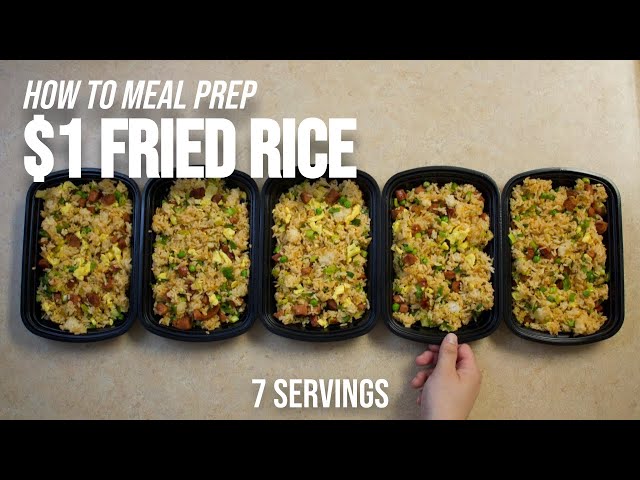 How To Meal Prep FRIED RICE For Only $1