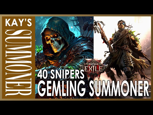 Path of Exile 2 - The Firing Squad - 40 Snipers Gemling Legionnaire Summoner