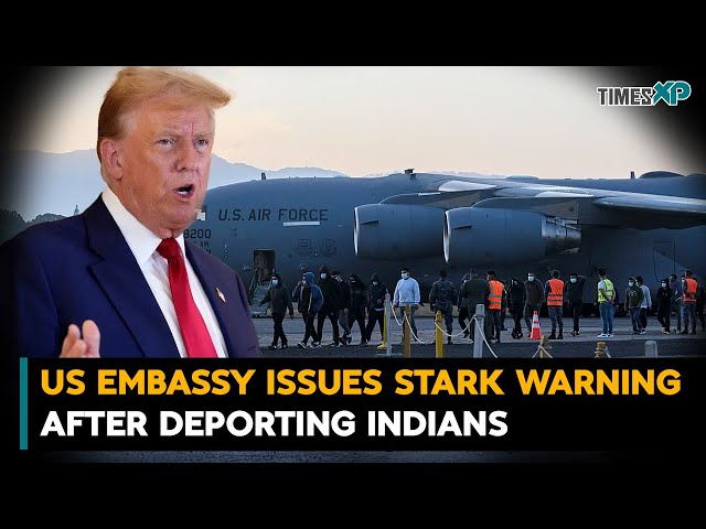 US Embassy Issues Stark Warning After Deporting Illegal Indians From The US