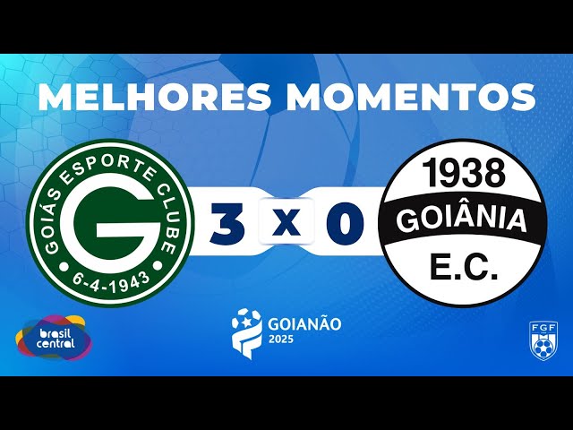 MELHORES MOMENTOS DE GOIÁS X GOIÂNIA | GOIANÃO 2025 | 22/01/2025