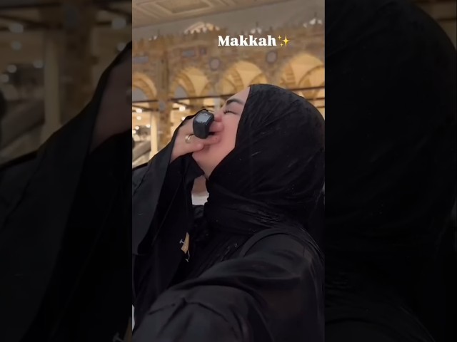 Emotional video in Makkah Madina 😭 beautiful Naat Sharif #shorts #makkah #madina