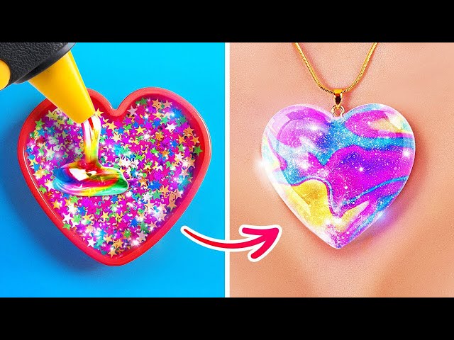 🌟 Crea Joyas Impresionantes con Resina Epóxica | Manualidades Geniales por 123 GO! Like