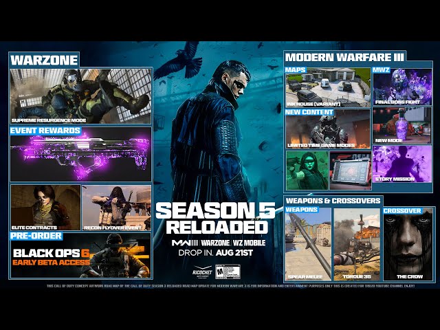 FULL MW3 Season 5 Reloaded Update Road Map! (NEW Events, Trailer, Content & MORE) - Modern Warfare 3