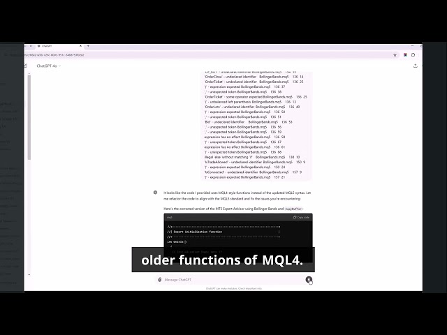 How to Build Your Own MT5/MT4 Trading Robot Using ChatGPT in 2024!🚀📈