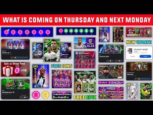 New Nominating Contract, Free Epic & Free Coins 🔥😍| What Is Coming On Tomorrow & Monday In eFootball