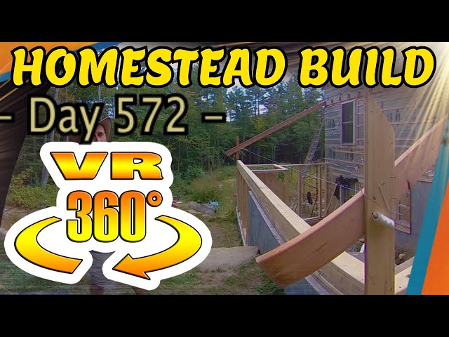 Homestead Building - How to Line Up for a SUPER Straight Roofline