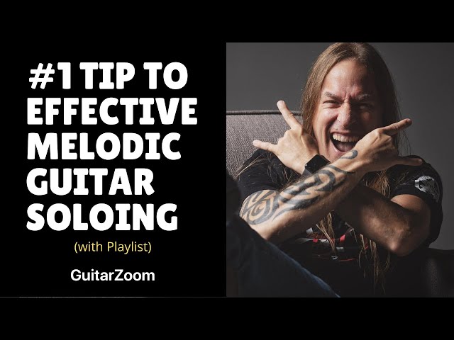 #1 Tip to Effective Melodic Guitar Soloing - Steve Stine Guitar Lessons