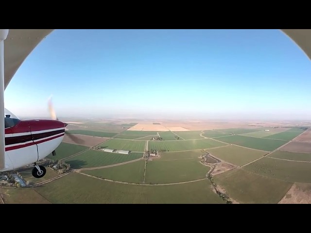 Short Flight to Yolo for some touch and go's with the Garmin 360 camera