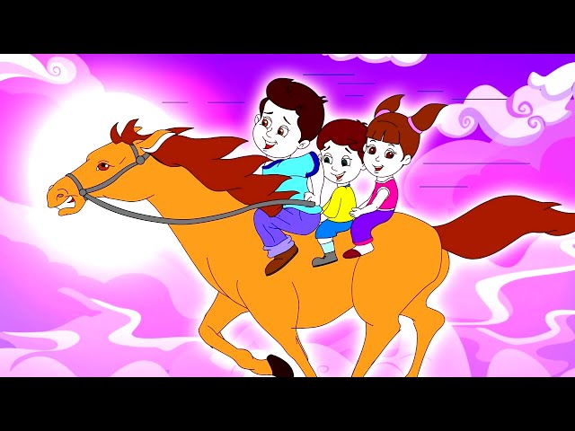 Lakdi ki kathi | लकड़ी की काठी | Popular Hindi Children Songs | Animated Songs by Jingle Toons