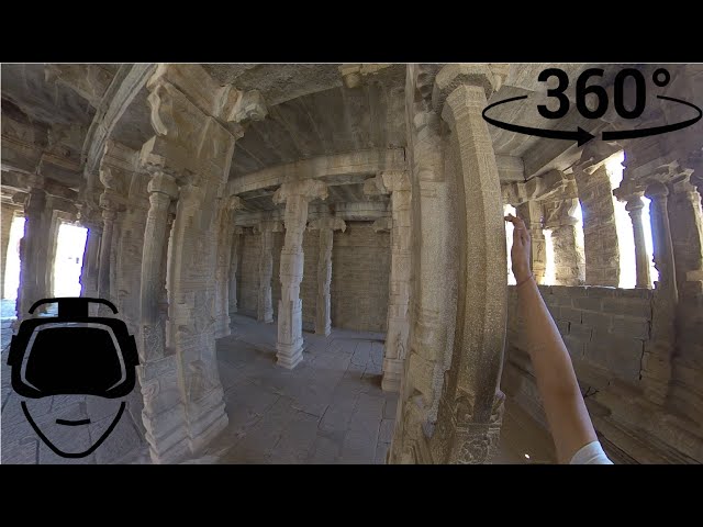 Musical Stone Pillars | Hampi | Vijaya Vittala Temple | Karnataka, India, 360° VR