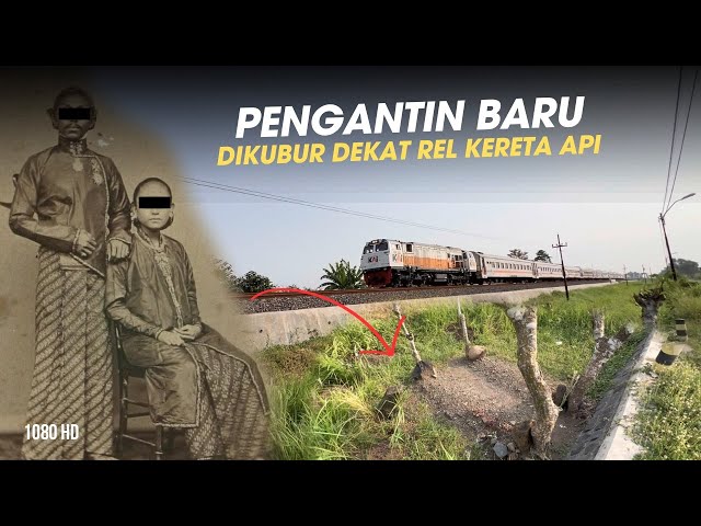 HEBOH!! Makam Misterius di Pinggir Rel Kereta ini Ternyata Sepasang Suami Istri