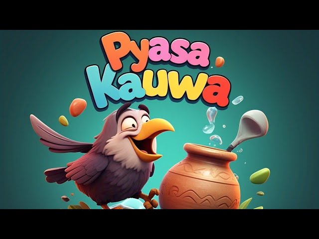 प्यासा कौवा कविता | Kauwa Pyasa | Nursery Rhyme with Actions | Hindi Rhymes for Kids