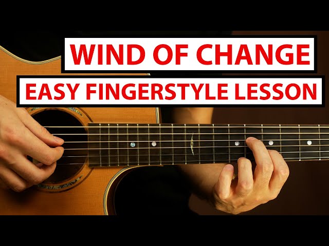 Scorpions - Wind of Change | Fingerstyle Guitar Lesson (Tutorial) How to Play Fingerstyle