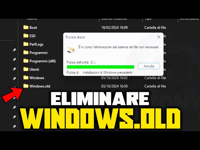 HOW TO DELETE WINDOWS.OLD FOLDER | EASY AND FAST - WINDOWS 10 & 11 TUTORIAL #viralvideo