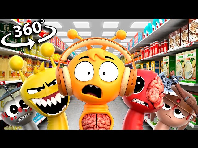 Incredibox Sprunki Dark Version - Supermarket in 360° Video | VR / 8K