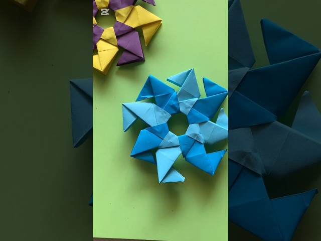 DIY Ninja Star 💫 #diy #diypapercraft #paperart #origami #art #artandcraft #squidgame #squidgame2