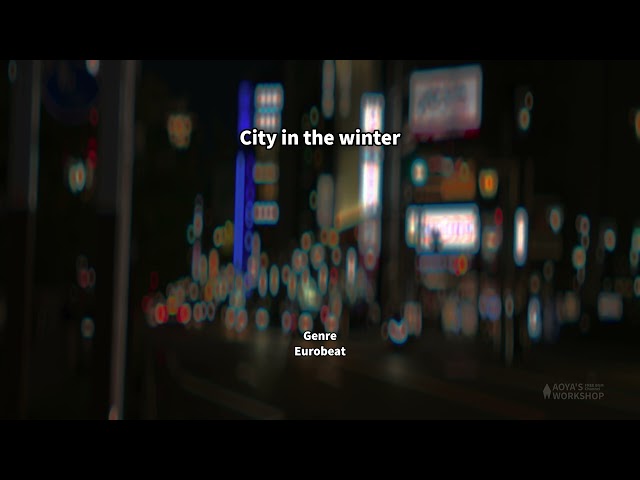 【フリーBGM 冬ユーロ】City in the winter