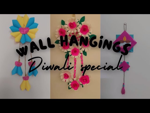 How to make beautiful wall hanging at home | Home decoration craft idea.