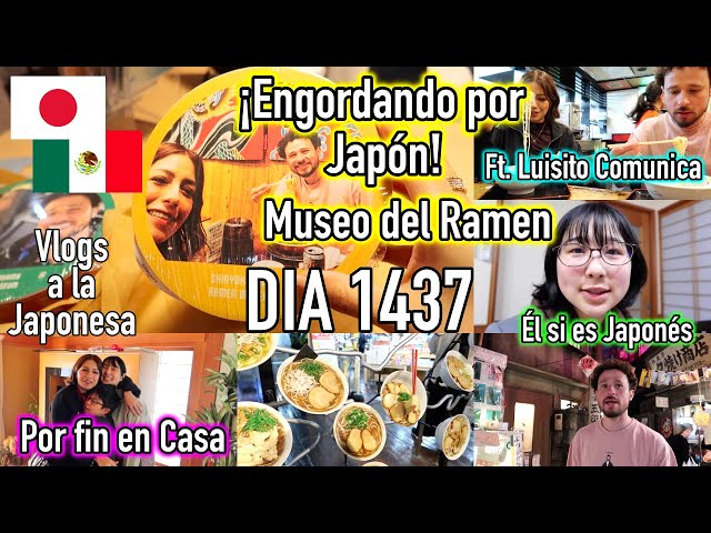 MUSEO DEL RAMEN ¡No podemos Más! 🤯 + Él si es Japonés JAPÓN - Ruthi San ♡ 12-04-24