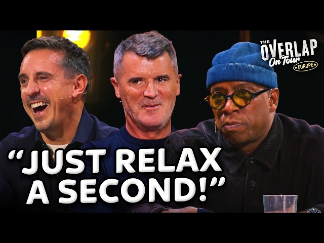 Ian Wright MUGS OFF Roy Keane and Gary Neville After Rowing Challenge | The Overlap On Tour